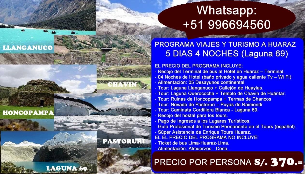 trujillo huaraz movil tours